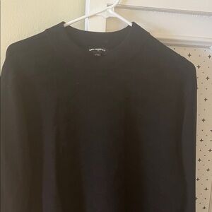 Karl Lagerfeld Black Crewneck Sweater